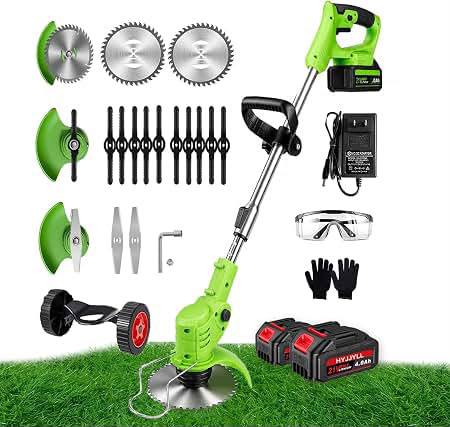 96V Cordless 3-in-1 Grass Trimmer X 3 batteries, photo 1